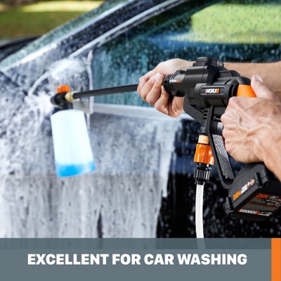 Worx High-Pressure Foam Cannon with Adjustable Dial