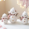 BABYYER Christmas Snowman Doll, Soft and Fabric Snowman Plush Toy for Holiday Home Decor, Desktop or Window Display - 2 of 4