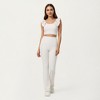 Anna-Kaci Active Women's High Waist Flare Sweatpants with Slim Fit Stretch Fabric - 2 of 4
