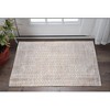 Gray and Yellow Chevron Non Skid Area Rug - 2 of 4