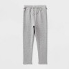 Toddler Girls' 2pk Adaptive Cozy Leggings - Cat & Jack™ Black/Heather Gray - 2 of 3