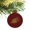 Elon University Primary Logo Mini Small Tiny Wood Christmas Tree Holiday Ornament - 3 of 4
