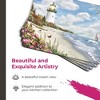 Pimpernel Rays of Hope Collection Placemats, Set of 4, Heat Resistant Mats, Cork-Backed Board, Measures 15.7 in x 11.7 in - 3 of 4