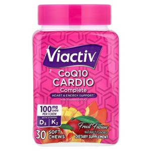 Viactiv CoQ10 Cardio Complete With Vitamins D3 + K2, Fruit Fusion
