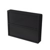 DOMETOUR 3 Door Arched Wall Mounted Glass Cabinet for Kitchen, Living Room and Bathroom - 3 of 4