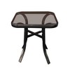 COMHOMA 3PCS Patio Furniture Set, 2 Outdoor Rocking Chairs & 1 Side Table - 3 of 4