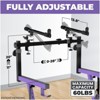 Liquid Stands 2nd Tier Keyboard Stand Attachment with Straps and Adjustable Arms - Piano Stand - Two Tier Keyboard Stand for Square Tube Z Stands - 2 of 4