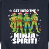 Men's - Teenage Mutant Ninja Turtles - Get Into The Ninja Spirit Graphic Fleece Sweatshirt - 2 of 4