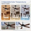 Airsurfer 52 Inch Ceiling Fan with Light and Remote Control - 4 of 4