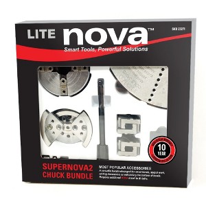 NOVA 23271 LITE SuperNOVA2 Insert Chuck with Jaw Assortment Bundle - 1 of 4