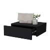 NicBex 13.4 inch Floating Nightstand with Drawer,Wall-Mounted Side Table with Solid Wood Frame,Bedside Table for Bedroom,Living Room - 4 of 4