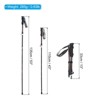 Unique Bargains Aluminum Alloy Collapsible Hiking Trekking Pole with Snow Basket 43-53 Inch 2 Pcs - 2 of 4