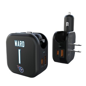 NFL Tennessee Titans Players Game Tactic 18-Watt 2 in 1 USB A/C Charger - 1 of 3