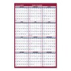 Erasable Vertical/Horizontal Wall Planner, 24 x 36, White/Blue/Red Sheets, 12-Month (Jan to Dec): 2025 - 2 of 4