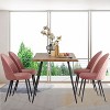 CAVINAS Modern Dining Room Chair with Soft Cushion and Metal Legs, Versatile for Dining, Vanity, or Living Room - 2 of 4