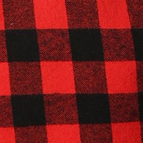 48 - black / red checked plaid