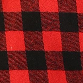 48 - black / red checked plaid