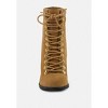 GOOSE-FEATHER Antique Tan High Heeled Ankle Boot Women - 3 of 4