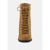 GOOSE-FEATHER Antique Tan High Heeled Ankle Boot - image 3 of 4