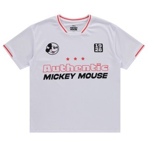 Disney Ladies Mickey Mouse Fashion Shirt - Mickey & Minnie Mouse Soccer Jersey Mickey Mouse Mesh Soccer Jersey - 1 of 4