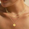 Layered Gold Necklace Set for Women, 14K Gold Plated Dainty Adjustable Stackable Necklaces - 4 of 4