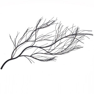 LuxenHome Black with Gold Metal Branch Wall Art Home Decor - 1 of 4