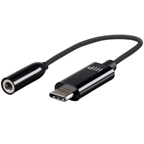 Monoprice Usb-c To 3.5mm Audio Auxiliary Adapter - Black Ideal For  Smartphones, Androids, Lg, Htc : Target