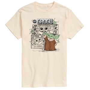 Men's - Star Wars - The Mandalorian Grogu Comic Short Sleeve Graphic T-Shirt - 1 of 4