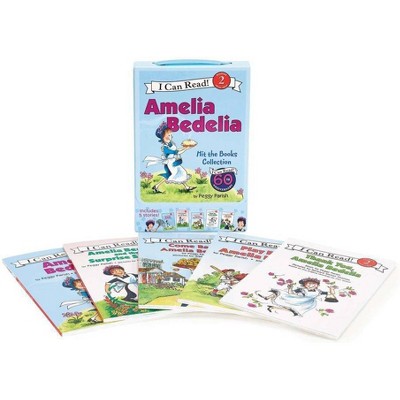 Amelia Bedelia I Can Read Box Set #1: Amelia Bedelia Hit the Books - (I Can Read Level 2) by  Peggy Parish (Paperback)