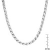 Steeltime Men's stainless steel fancy link necklace. Color Options: Silver, Gold, Oxidized - 3 of 4