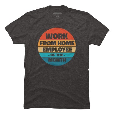 Men's Design By Humans Home office - employee of the month By RandomDudeArt T-Shirt