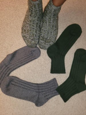 Women's Slub 3pk Ankle Socks - Universal Thread™ - Pink/Cream 4-10