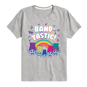 Boys' - Trolls - Band-Tastic Branch and Brothers Short Sleeve Graphic T-Shirt - 1 of 4