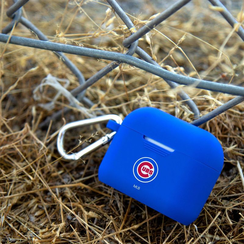 MLB Chicago Cubs Apple AirPods Pro Compatible Silicone Battery Case Cover - Blue, 2 of 3