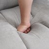 Racxily 26.3'' Modern Minimalist Leisure Armchair, Armchair with L-shaped Armrests and Polyester Fabric for Living Room - 4 of 4