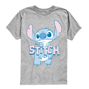 Boys' - Disney - Stitch Pastel Oversized Short Sleeve Graphic T-Shirt - 1 of 4
