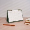 Altitude 9"x6.5" Monthly Desk Calendar Dark Sage - 2 of 4