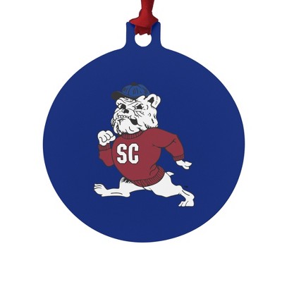 South Carolina State Secondary Logo Aluminum Holiday Christmas Tree Ornament