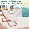 BestMassage Beach Sling Chairs Set of 2 Outdoor Patio Folding Chairs - 3 of 4