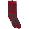 Adult Marvel Daredevil Double D Symbol Crew Socks - 4 of 4
