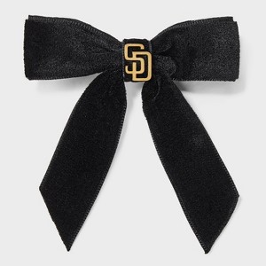 Bijoux Sport by Luv Aj MLB Logo Velvet Hair Bow - 1 of 2