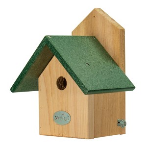 JCS Wildlife Chickadee Birdhouse Recycled Poly Lumber Roof - 1 of 4