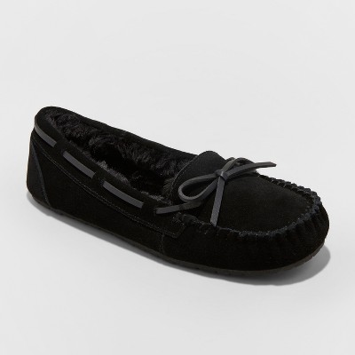 Target suede online slippers