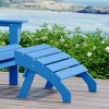 WestinTrends Dylan Outdoor Patio HDPE Adirondack Ottoman Footrest - 2 of 4