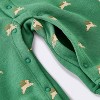 Baby Holiday Sweatshirt Romper - Cloud Island™ - 4 of 4