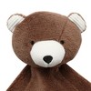 Lambs & Ivy Brown Bear Soft Baby/Child/Toddler Plush Lovey Security Blanket - 2 of 4