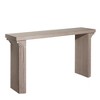 Modern Minimalist Engineered Wood Console Table with Sleek Finish for Entryway, Living Room, or Hallway - 4 of 4