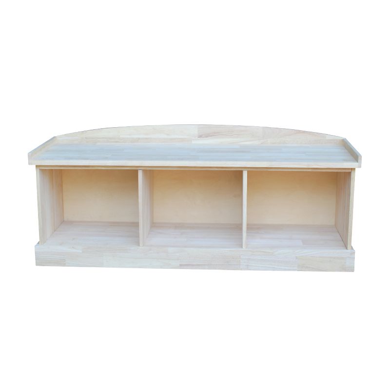 Storage Bench Unfinished - International Concepts, 3 of 9