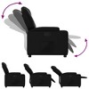 vidaXL Recliner Chair - Black Faux Leather, Manual Recline, Cup Holders, and Pocket, 135-Degree Tilt - Ideal for Living Room or Office - 4 of 4