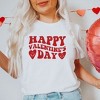 Simply Sage Market Women's Happy Valentine's Day Hearts Short Sleeve Graphic Tee - 2 of 3